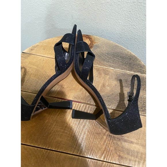 Franco Sarto Rania 2 Ankle Stiletto Heels Black size 8.5 - Picture 5 of 9